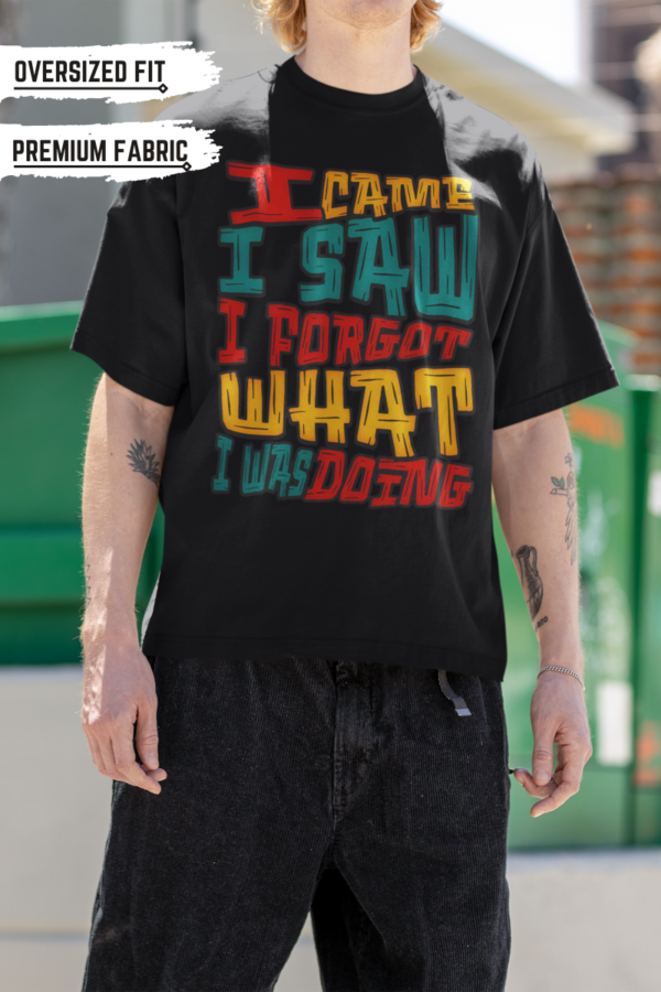 I Came, I Saw, I Forgot What I Was Doing