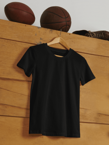 Alternative view of Black Supima Solids