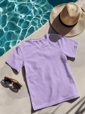 Alternative view of Lavender Supima Solid