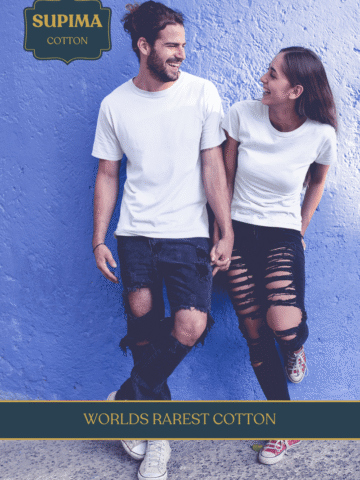White Supima Solid