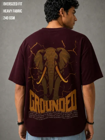 The Grounded – Maroon Oversized Edition