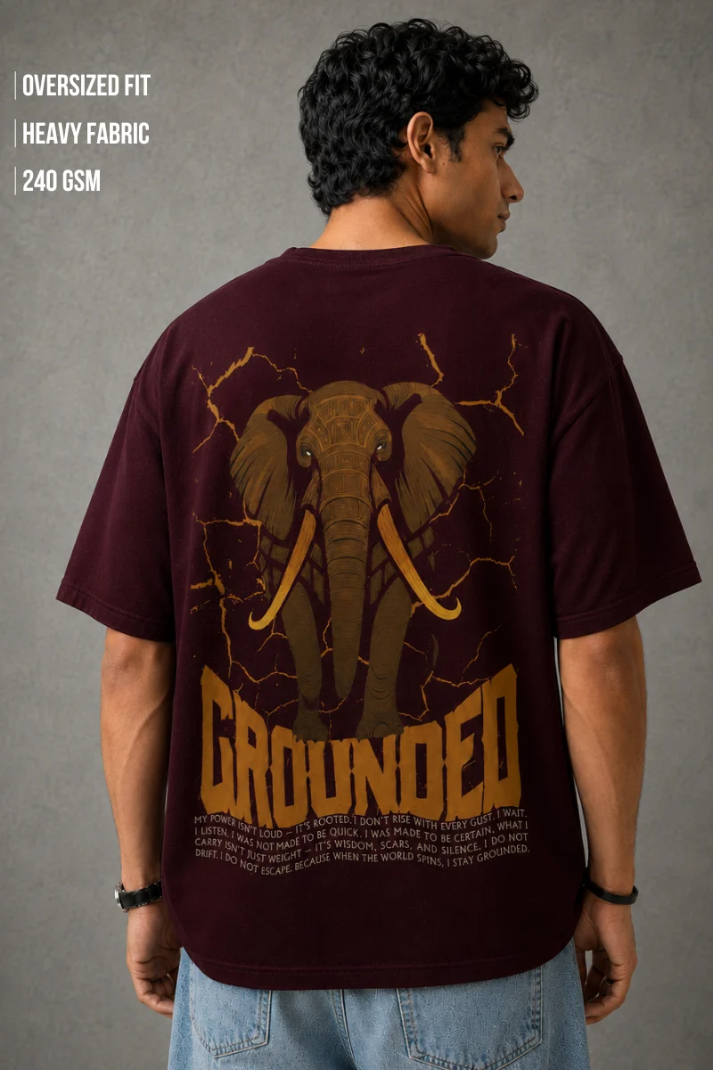 The Grounded – Maroon Oversized Edition