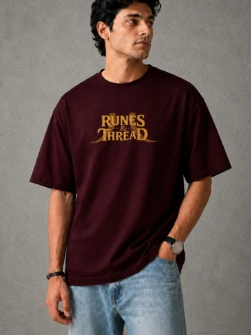 Alternative view of The Grounded – Maroon Oversized Edition