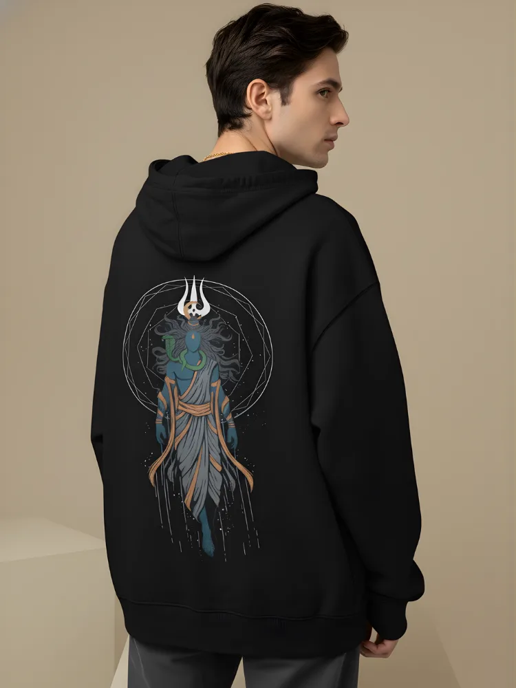 Tempered Chaos - Lord Shiva Hoodie (Black Edition) - Image 3