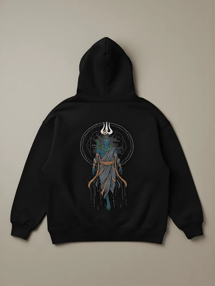 Tempered Chaos - Lord Shiva Hoodie (Black Edition) - Image 4