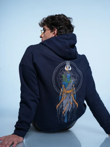 Tempered Chaos - Lord Shiva Hoodie (Navy Edition)