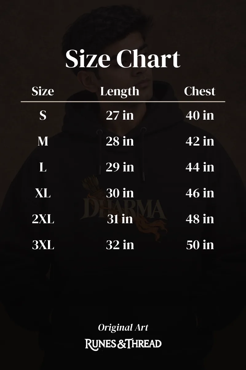 Dharma – Lord Rama Hoodie (Black Edition) - Image 5