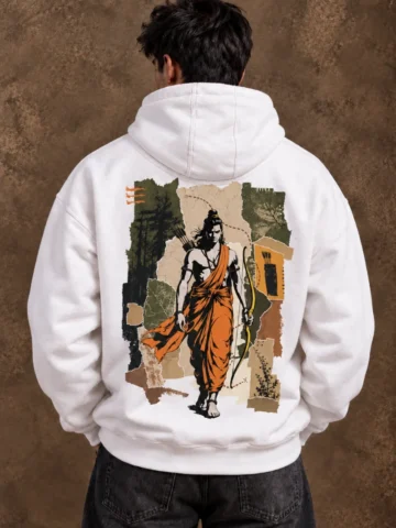 Dharma – Lord Rama Hoodie (White Edition)