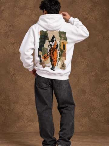 Dharma – Lord Rama Hoodie (White Edition) - Image 6