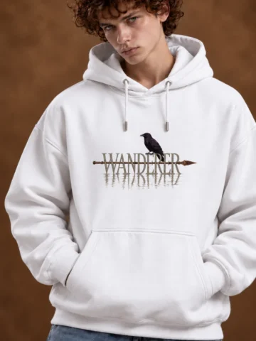 Alternative view of The Wanderer – Odin Hoodie